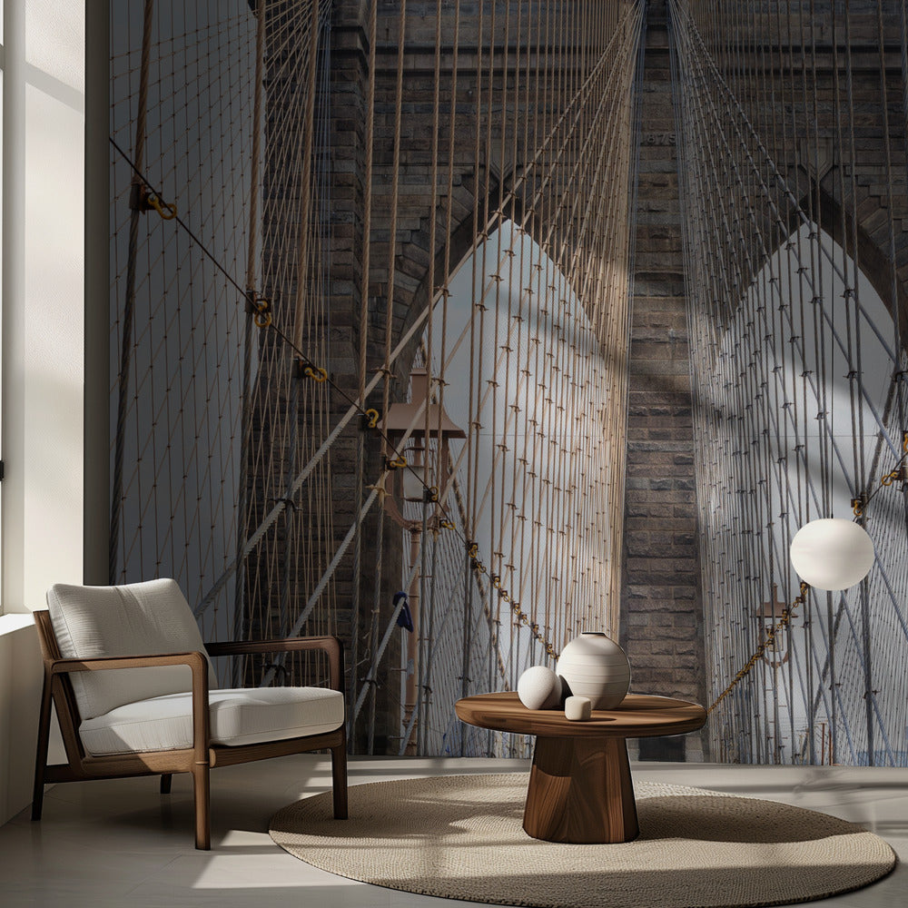 Cabled archways | Wallpaper