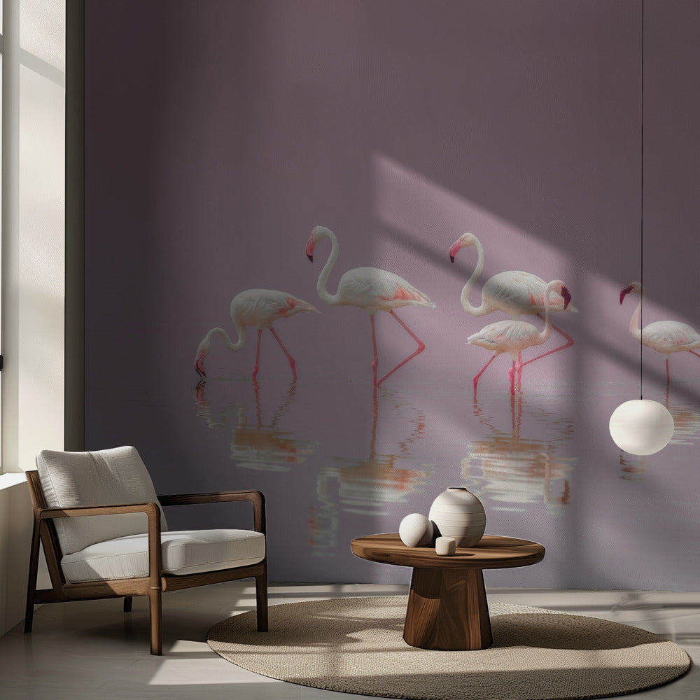 Flamingos | Wallpaper