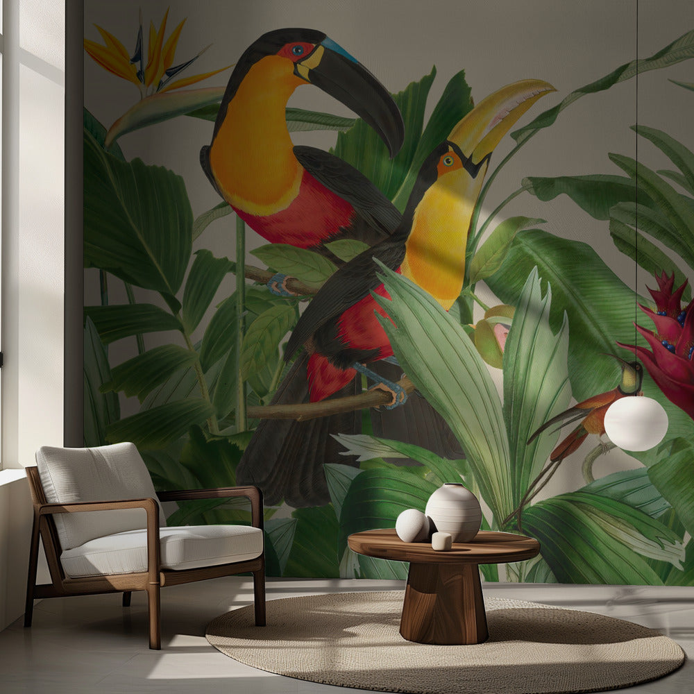 Rain Forest Bird Garden | Wallpaper