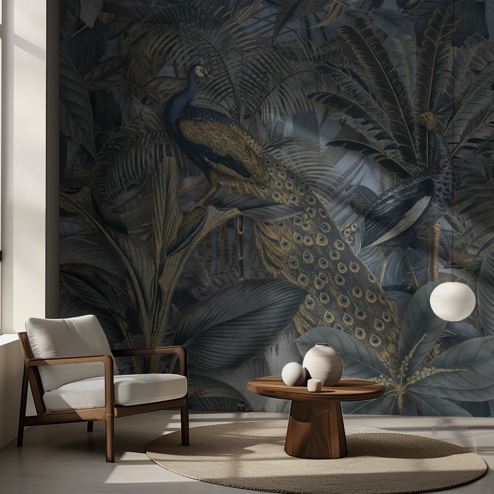 Jungle Birds Garden No3 | Wallpaper