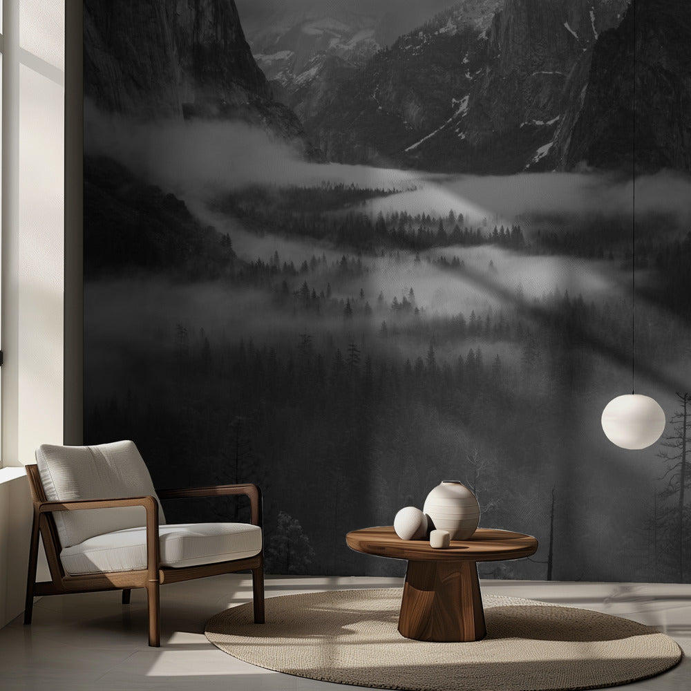 Fog Floating In Yosemite Valley | Wallpaper