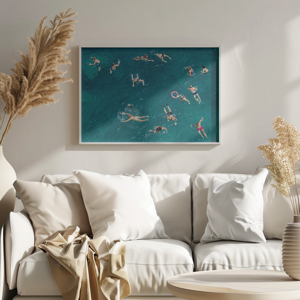 Blue water swim | Poster