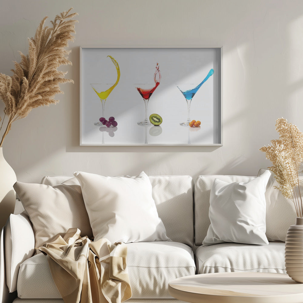 Cocktails and Fruit | Poster