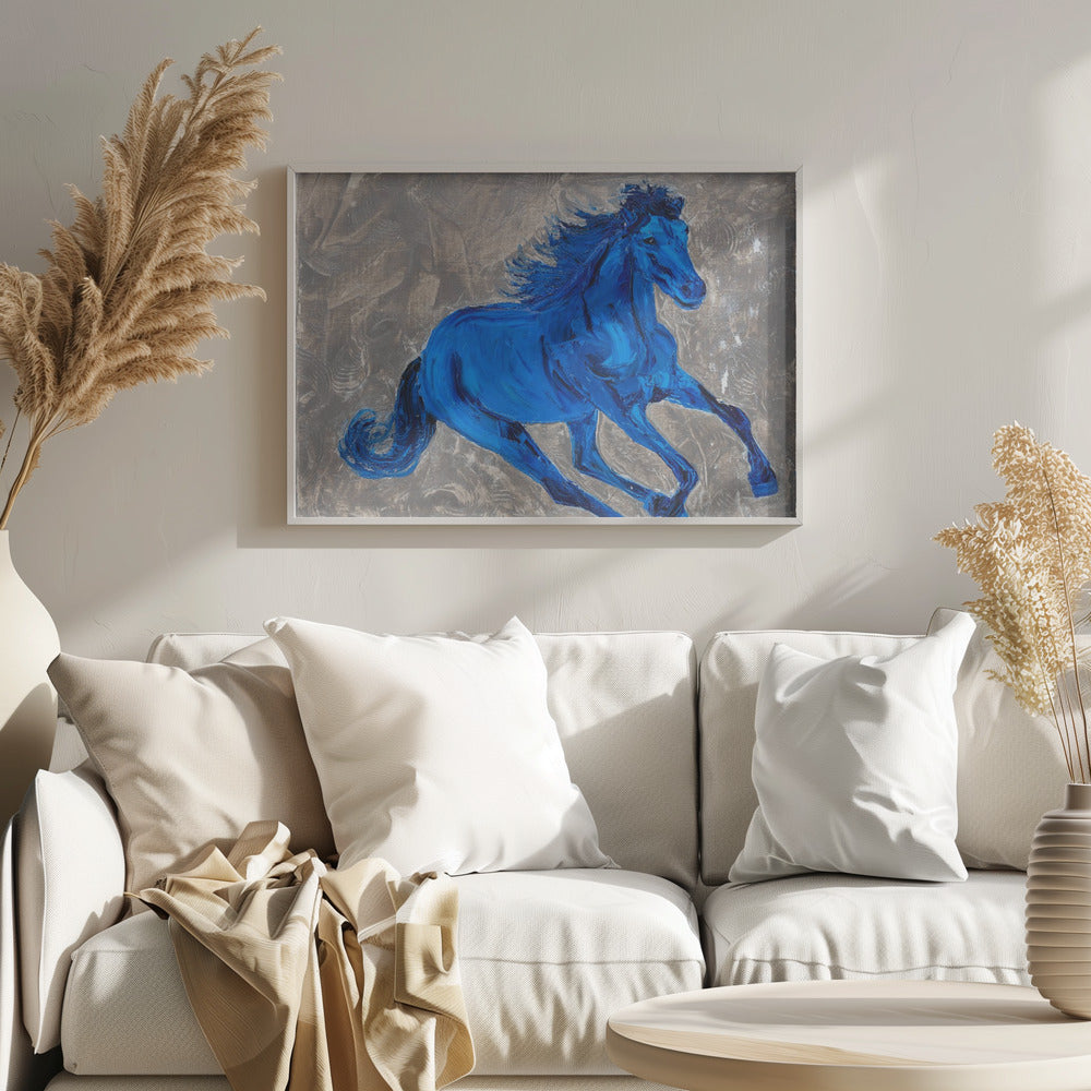 Blaues Pferd | Poster