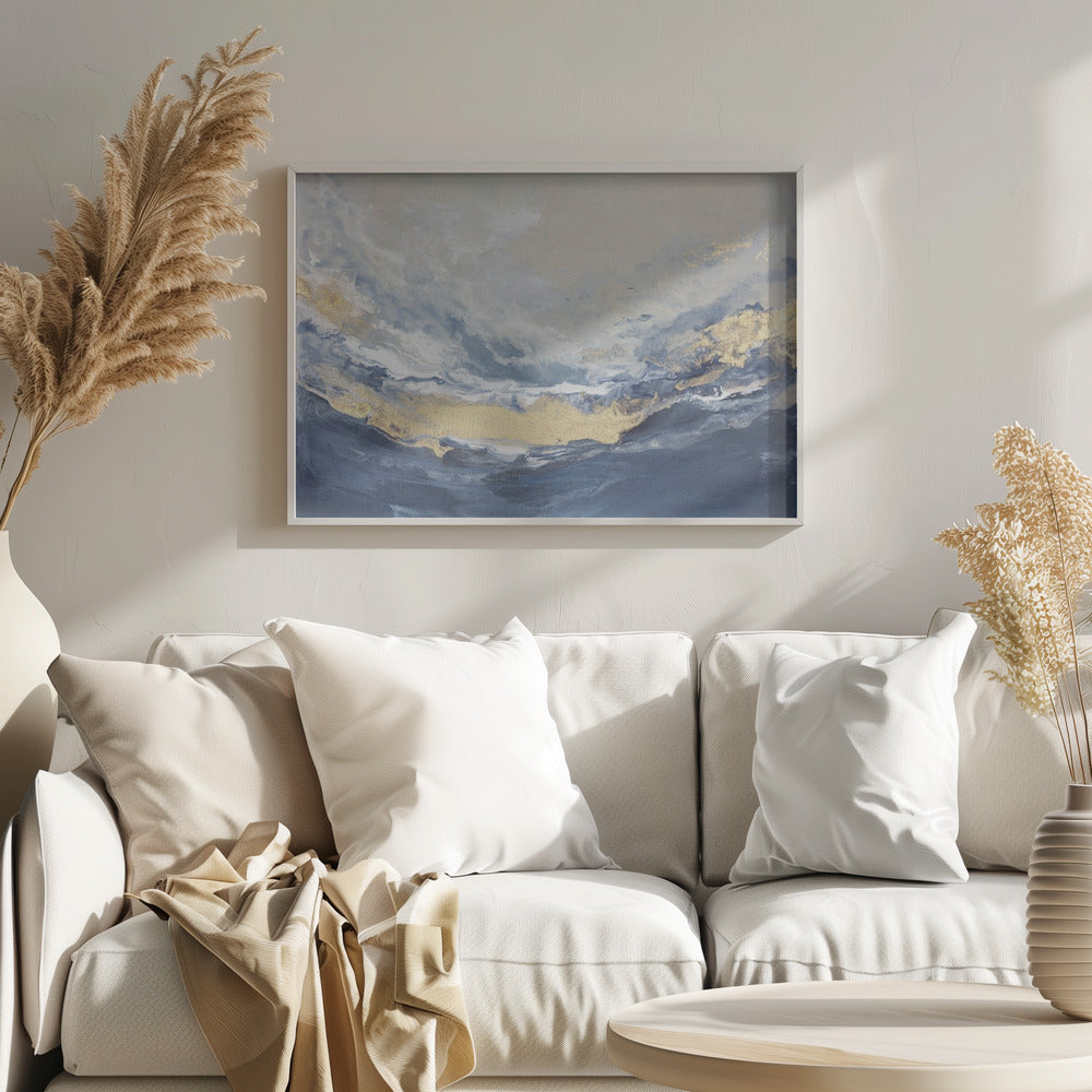 Golden Horizon Waves | Poster