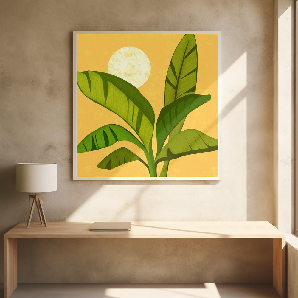 Sunny Golden Tropics | Poster