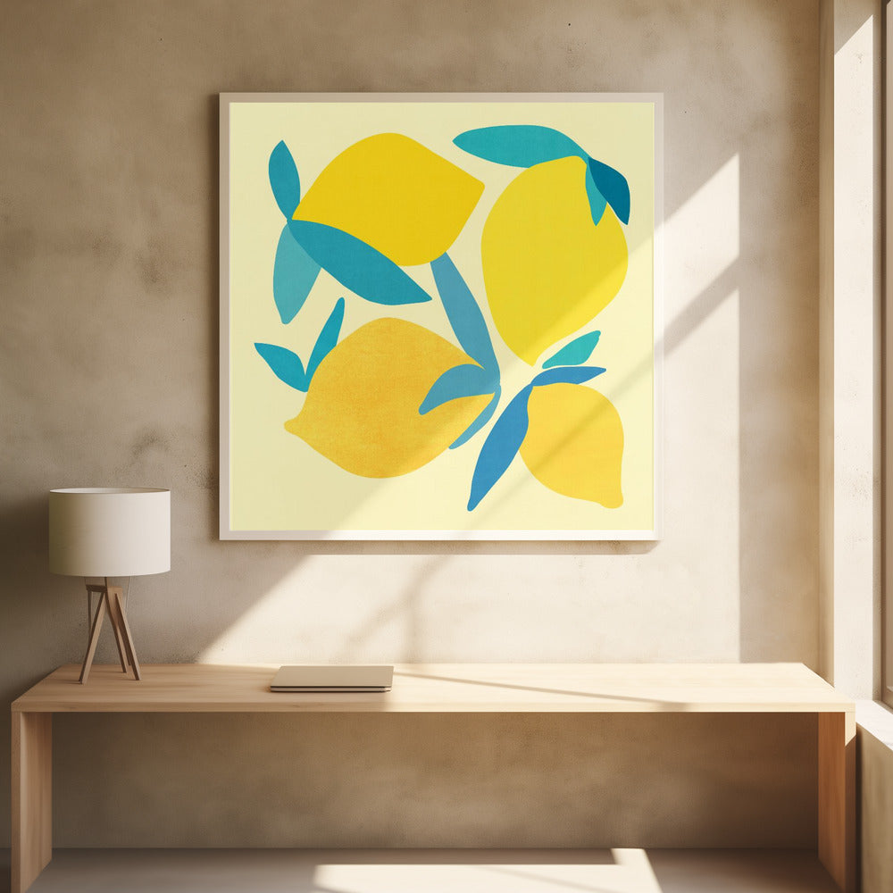 Lemon Shapes 2 | Poster