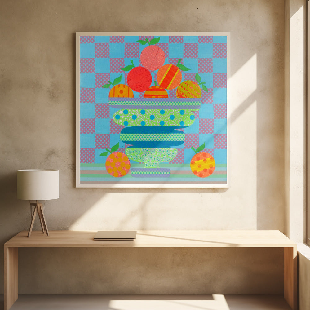 Blau und Orange | Poster