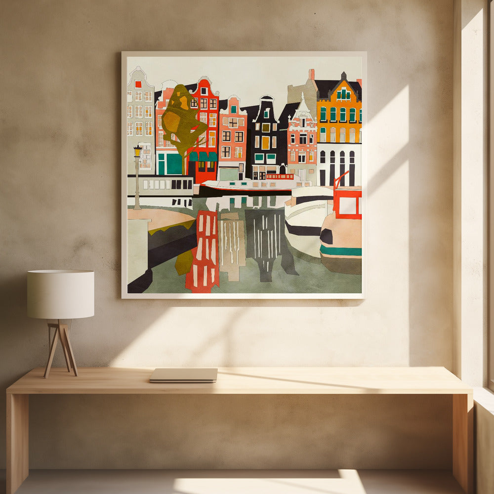 Amsterdam Houses | Poster