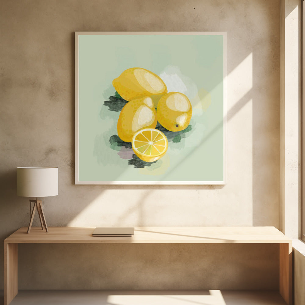 Three and a half lemons | Poster