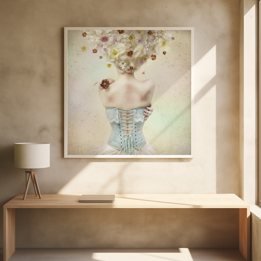 Girl of the flower garden | Poster