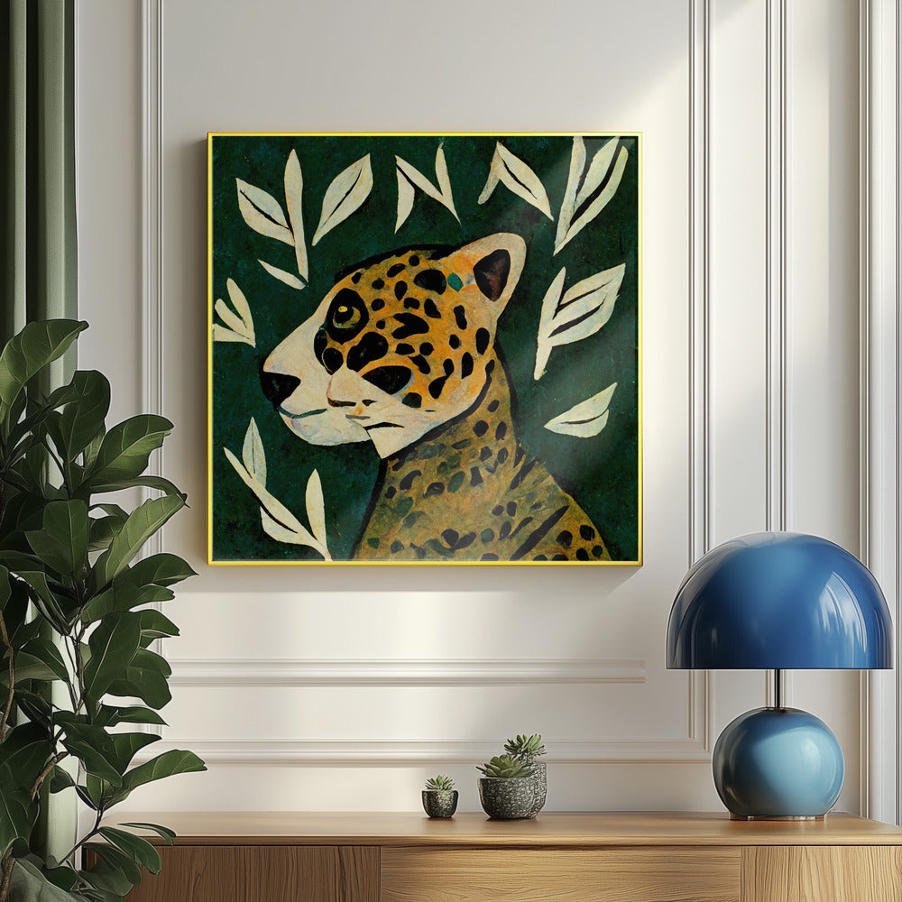 Tiger im Profil | Poster - Kunstdruck