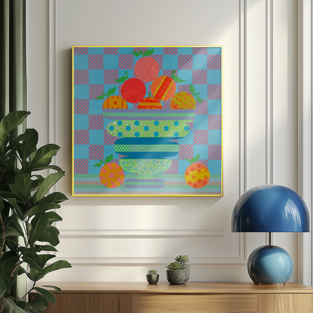 Blau und Orange | Poster