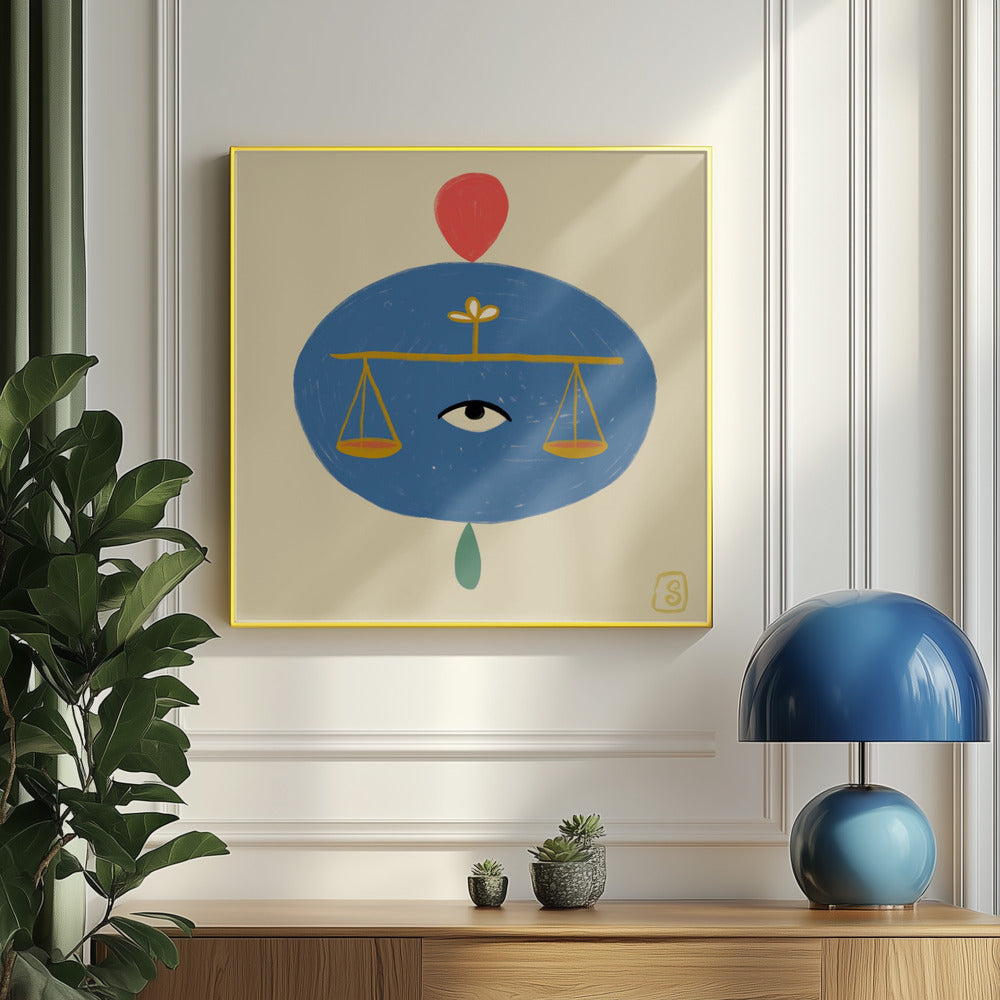Waage | Poster