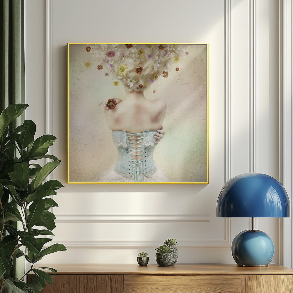 Girl of the flower garden | Poster