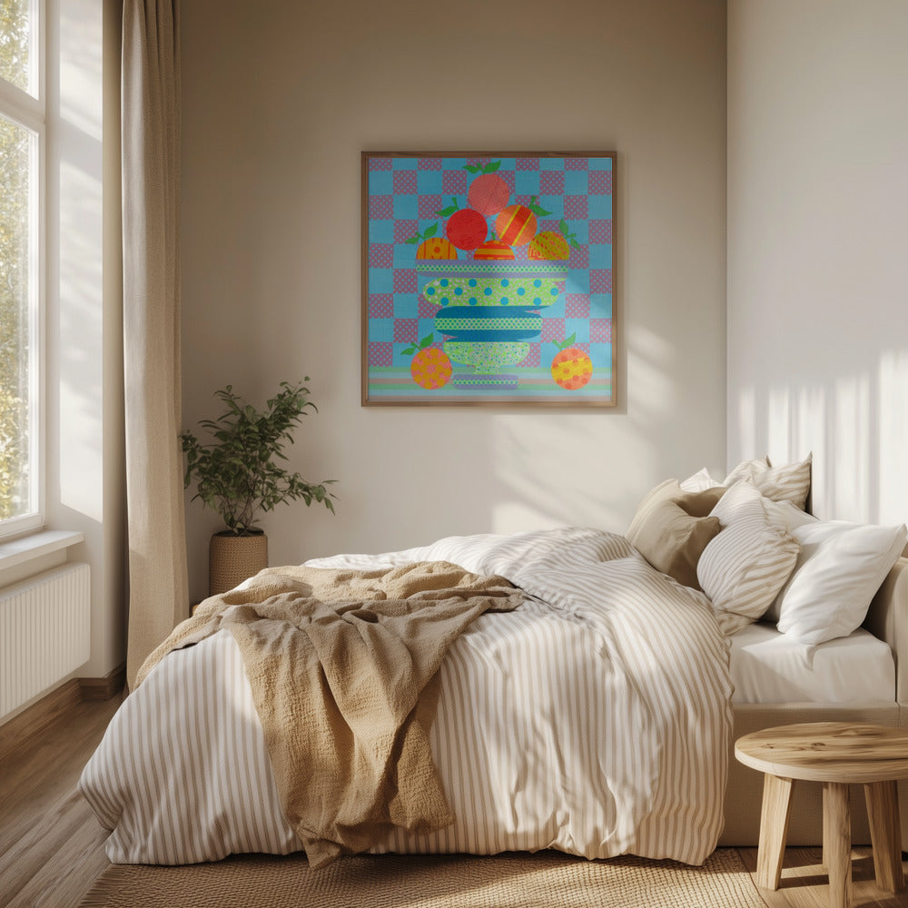 Blau und Orange | Poster