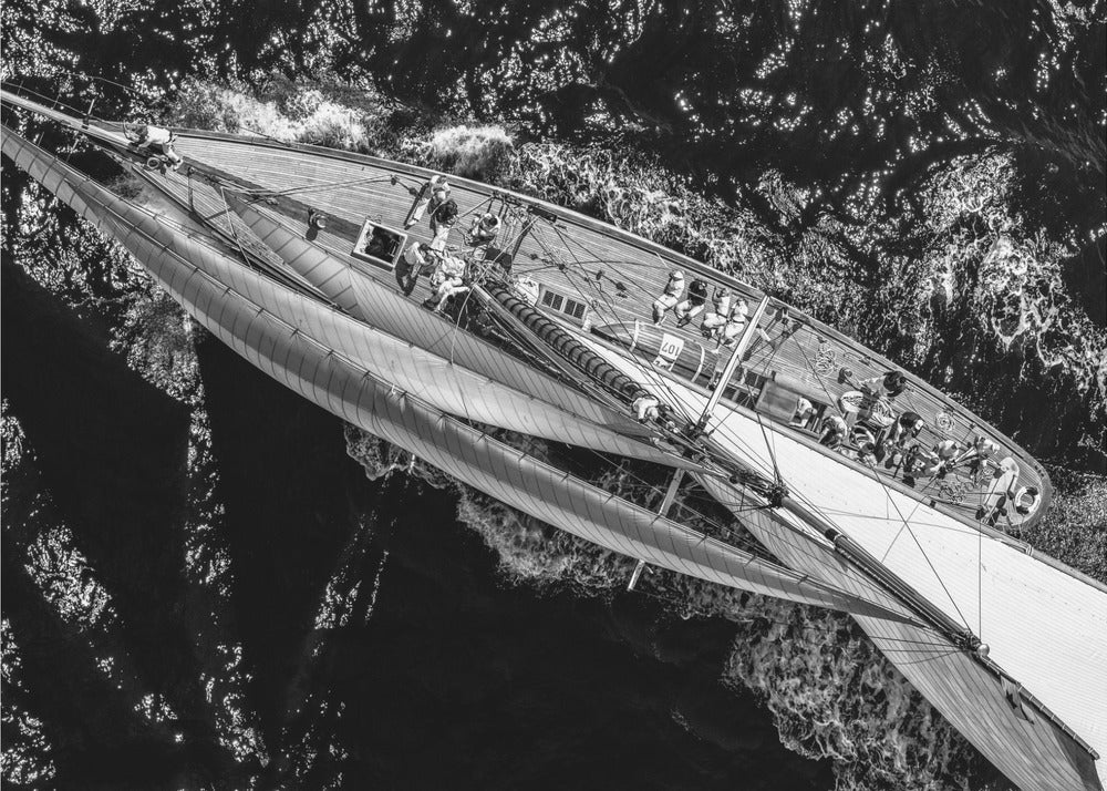 Über dem Rennschiff | Leinwand-Bilder