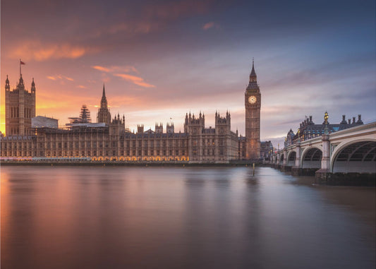 London Palace of Westminster Sunset | Wallpaper