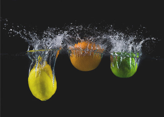 Triple citrus splash | Wallpaper