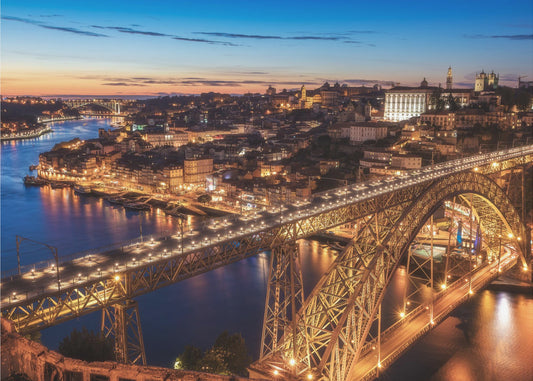Portugal - Porto Blue Hour | Wallpaper
