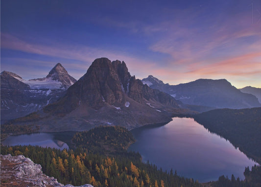 Twilight at Mount Assiniboine | Wallpaper