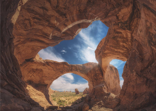 Double arch. | Wallpaper