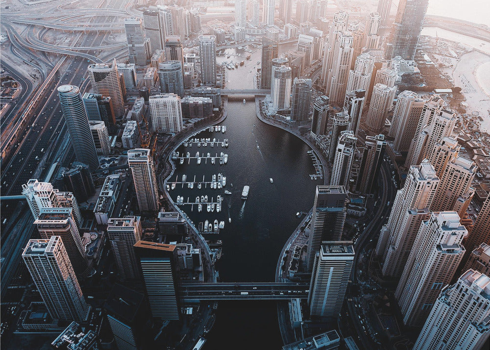 Dubain venesatama | Canvastaulut