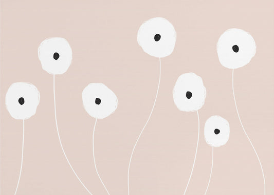 Scandi Flowers No 1 | Wallpaper