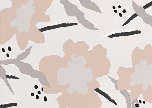Flowers and lines | Wallpaper