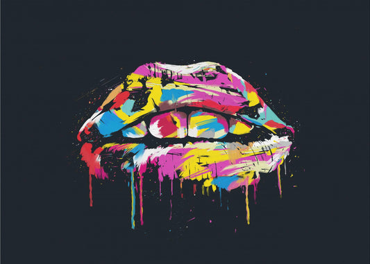 Colorful lips | Canvas