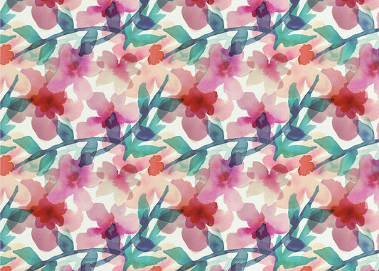 Floral Parade II | Wallpaper