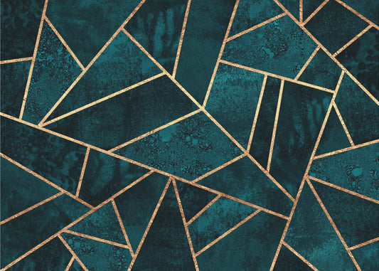 Deep Teal Stone | Wallpaper