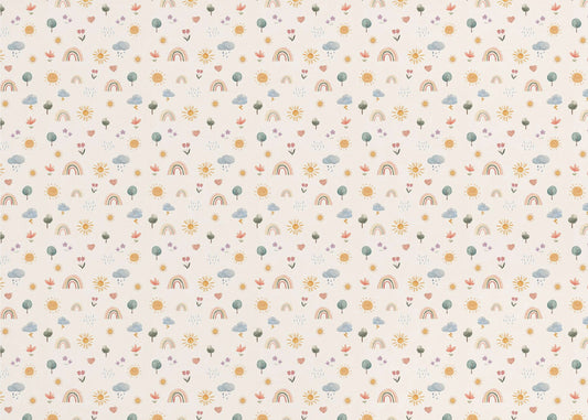 Seasonal Stickers Pattern | Wallpaper