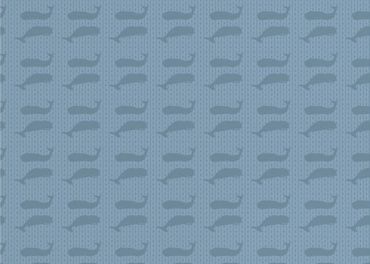 Whales Grey | Wallpaper
