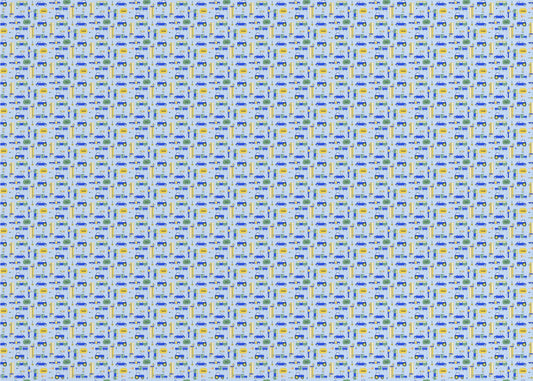 Colourful Vehicles Kids Pattern | Wallpaper