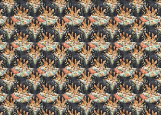 Pattern 9 bunnies | Wallpaper