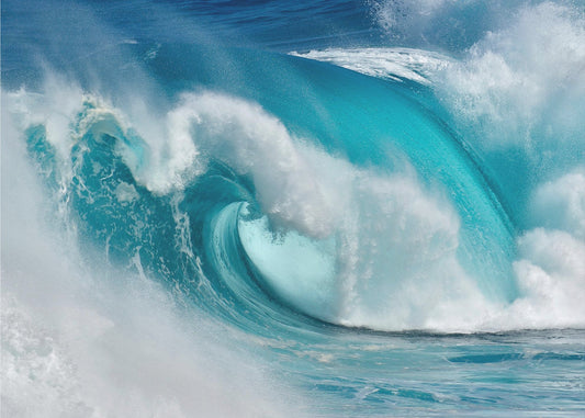 When the ocean turns into blue fire | Poster