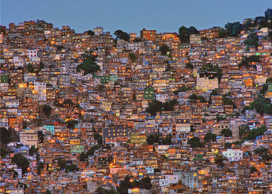 Nightfall in the Favela da Rocinha | Poster