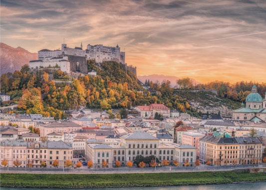 Salzburg i efterårsfarver | Fototapeter
