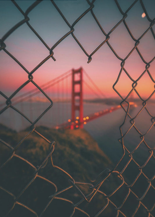 Golden Gate Caged | Canvas