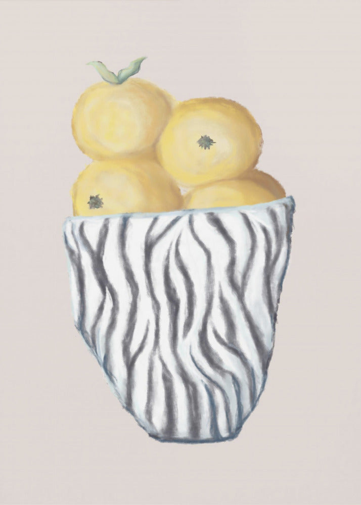 Zebraschale | Poster - Kunstdruck