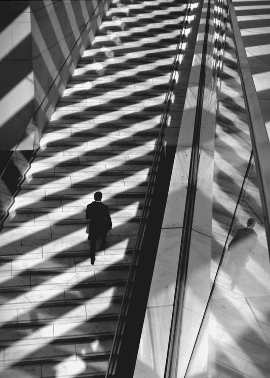 Walking light and shadows | Canvas