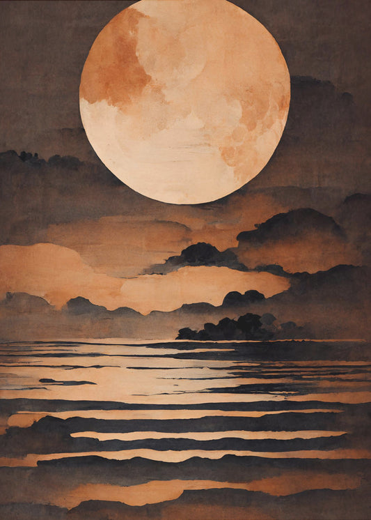 Volle maan | Canvasprints