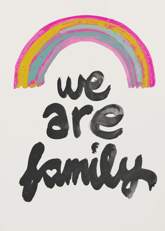 Wir sind eine Familie | Leinwand-Bilder