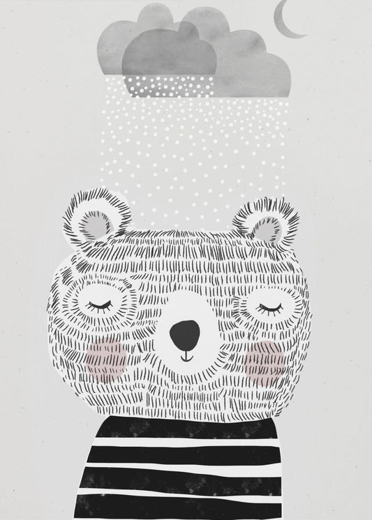 Ich liebe Schnee | Poster - Kunstdruck