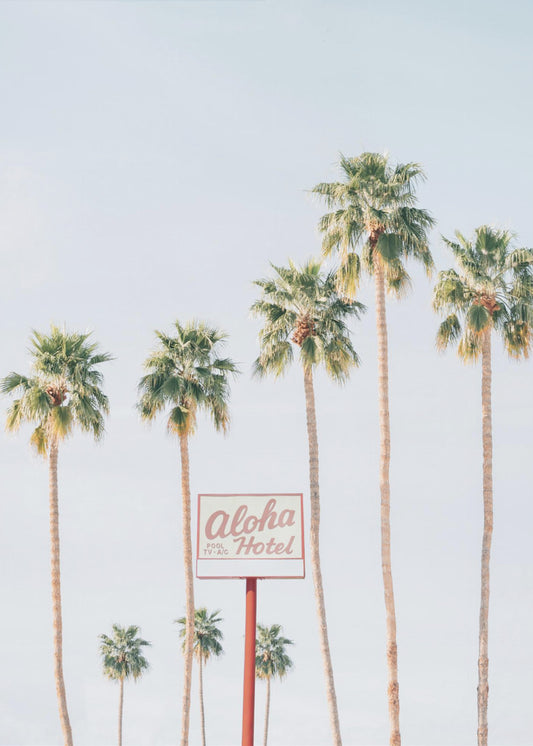 Aloha Hotel | Poster - Kunstdruck
