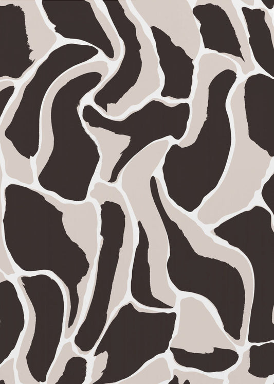 Monochrome Wellen | Poster