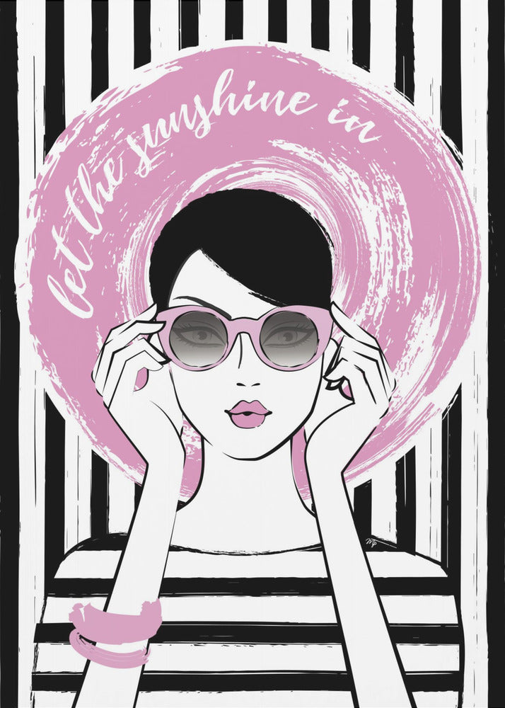 Pink Sunglasses Vibe | Canvas