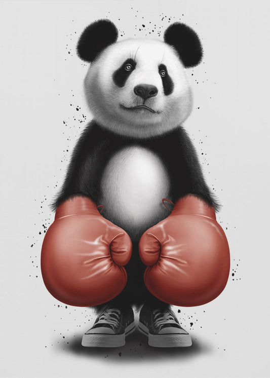 PANDA BOXEUR | Tableaux sur Toile