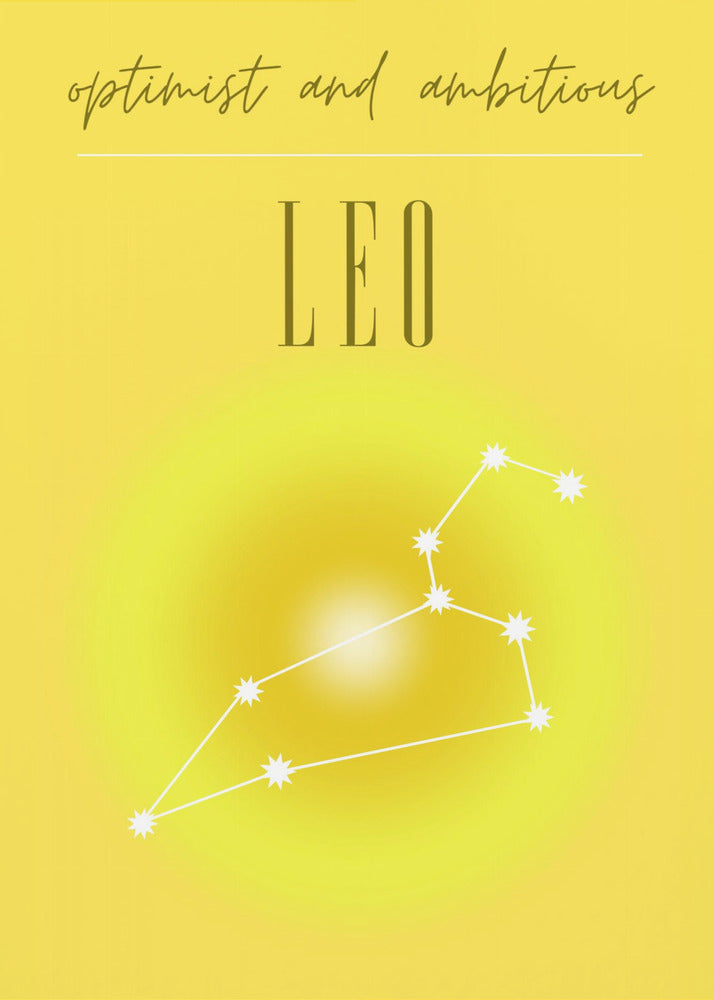 Leo Zodiac Print Art | Poster